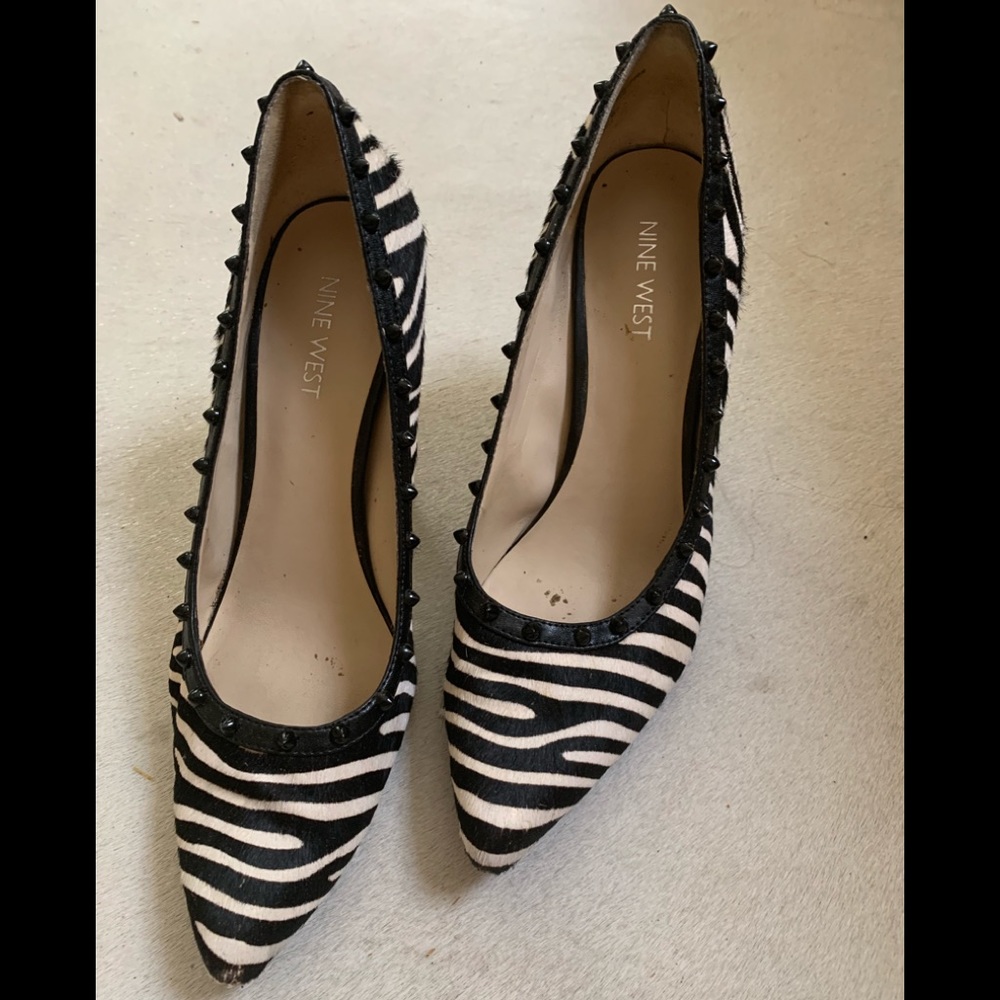 Nine West zebra pumps - Picture 2 of 5